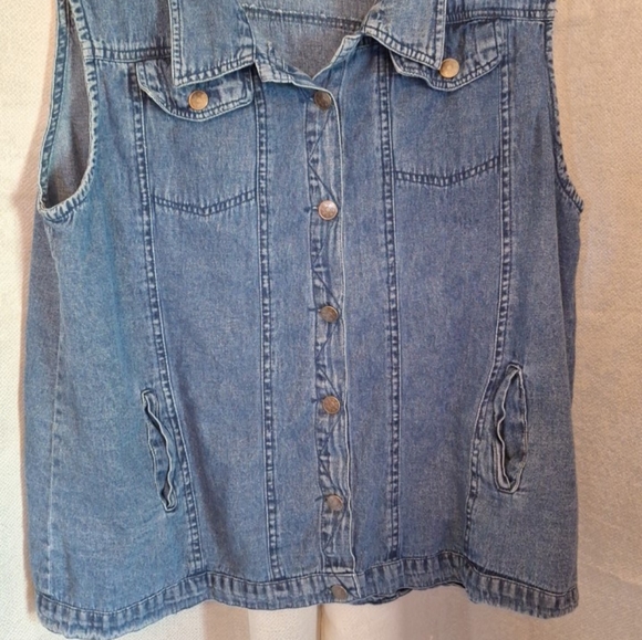 XLarge Denim top #7510 - Picture 3 of 4